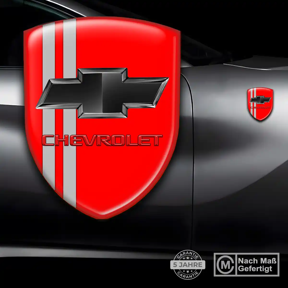 Chevrolet 3D Gel Aufkleber Embleme Auto Premiumqualität