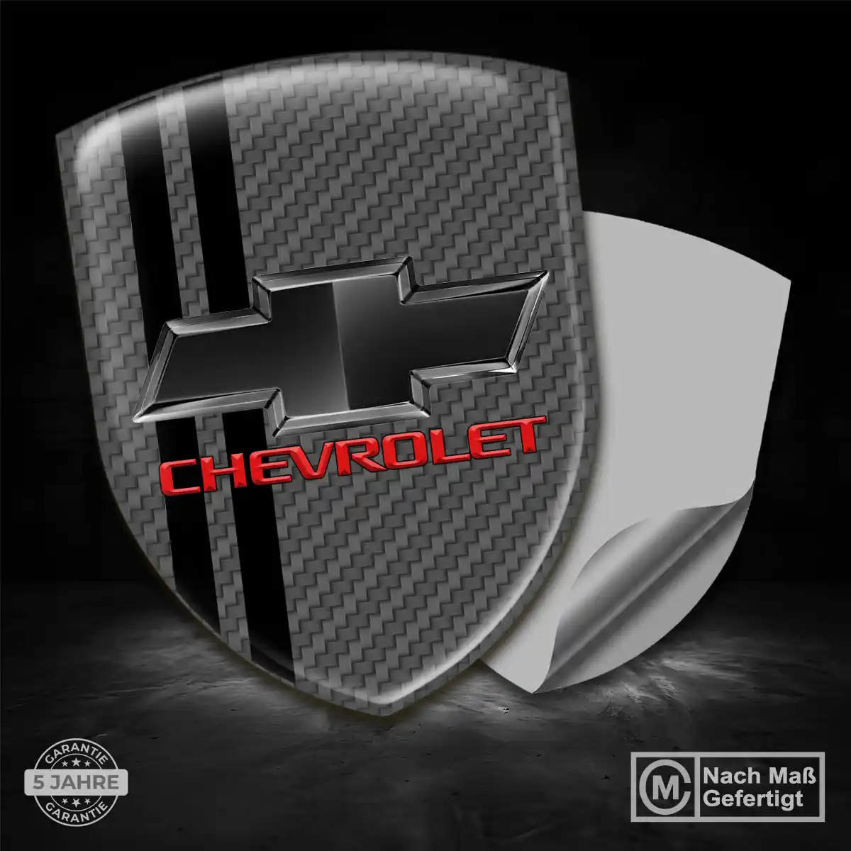 Chevrolet 3D Gel Aufkleber Premium-Edition