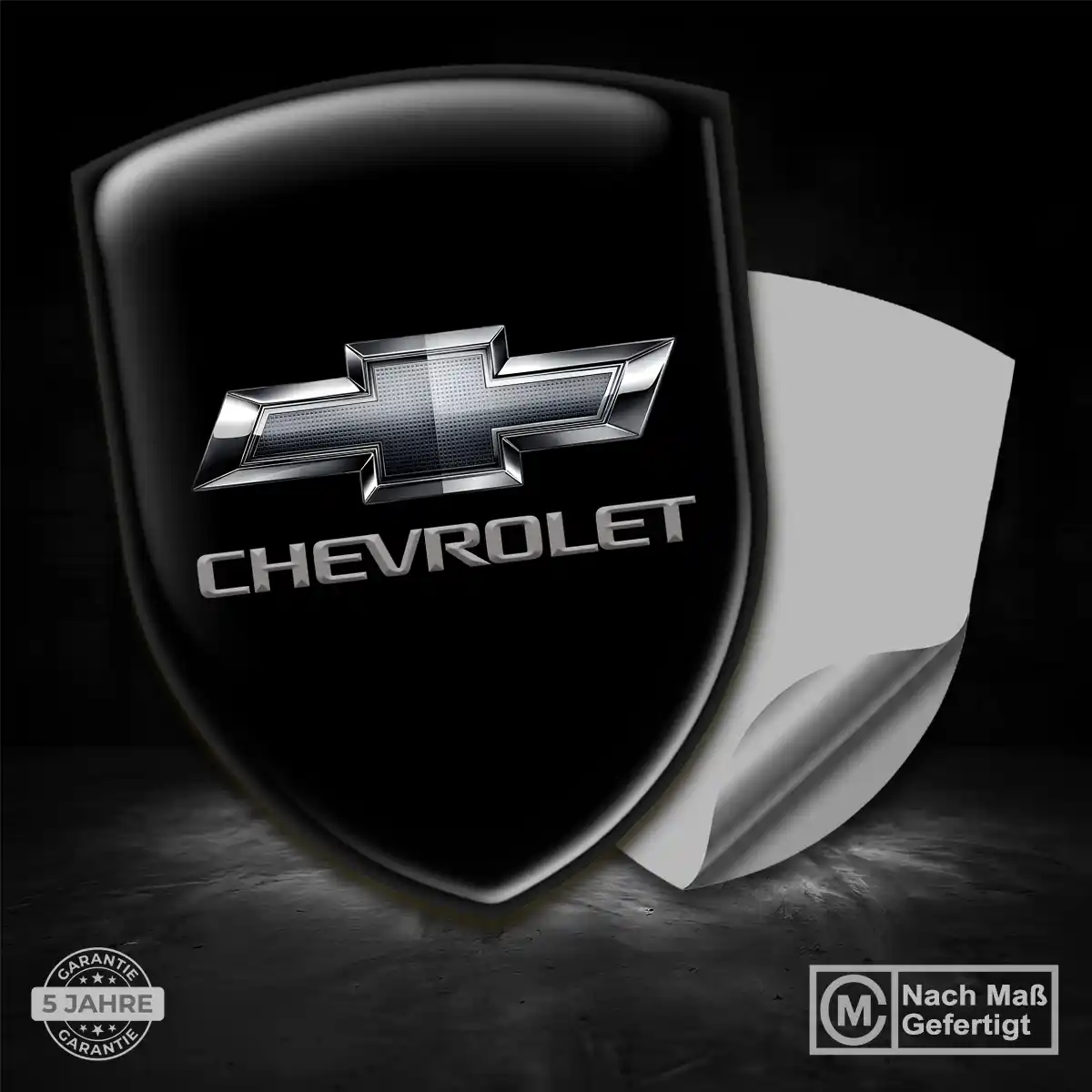 Chevrolet 3D Gel Aufkleber Premiumqualität