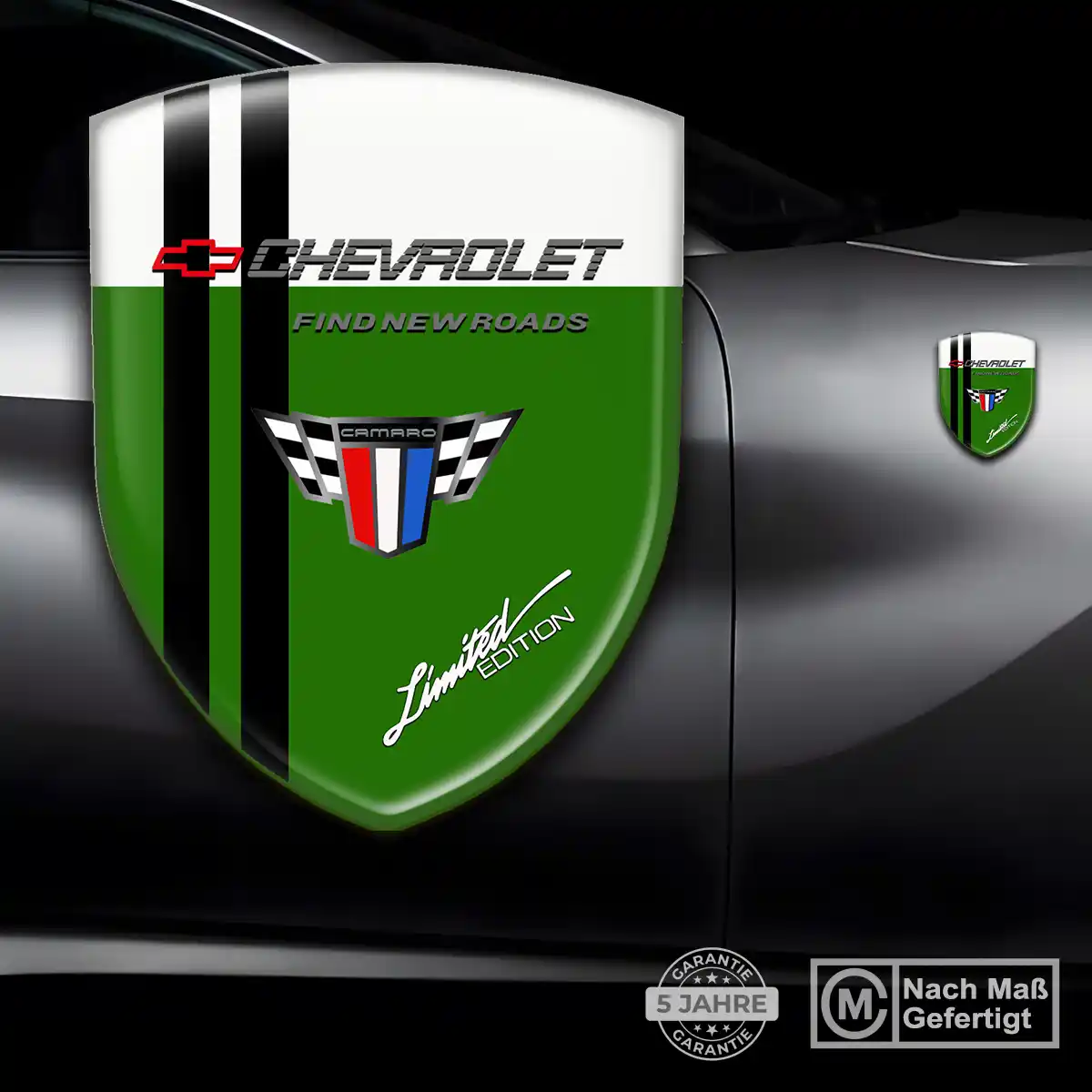 Chevrolet 3D Gel Aufkleber Silikon Auto Premiumqualität