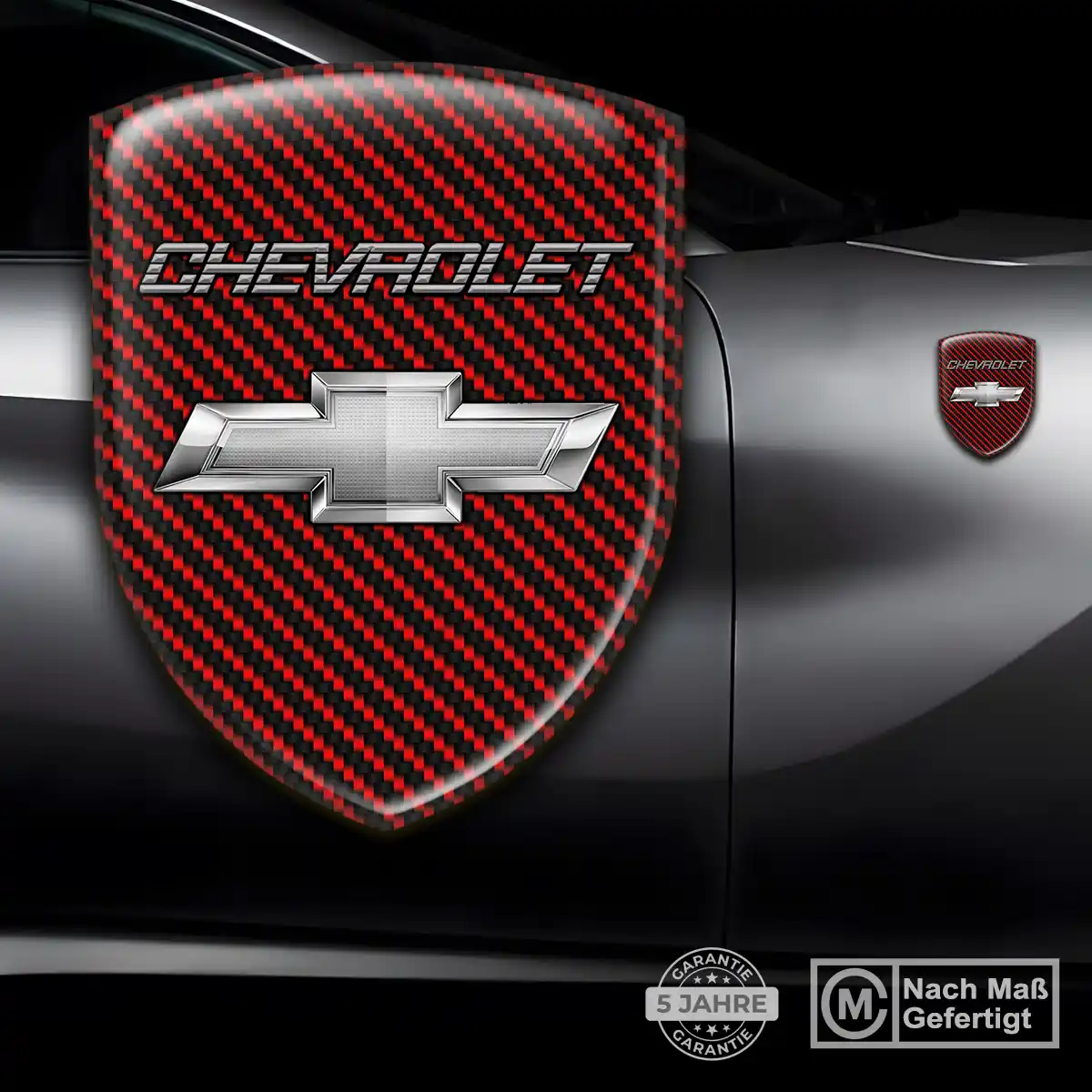 Chevrolet 3D Gel Aufkleber Silikon Limitierte Auflage