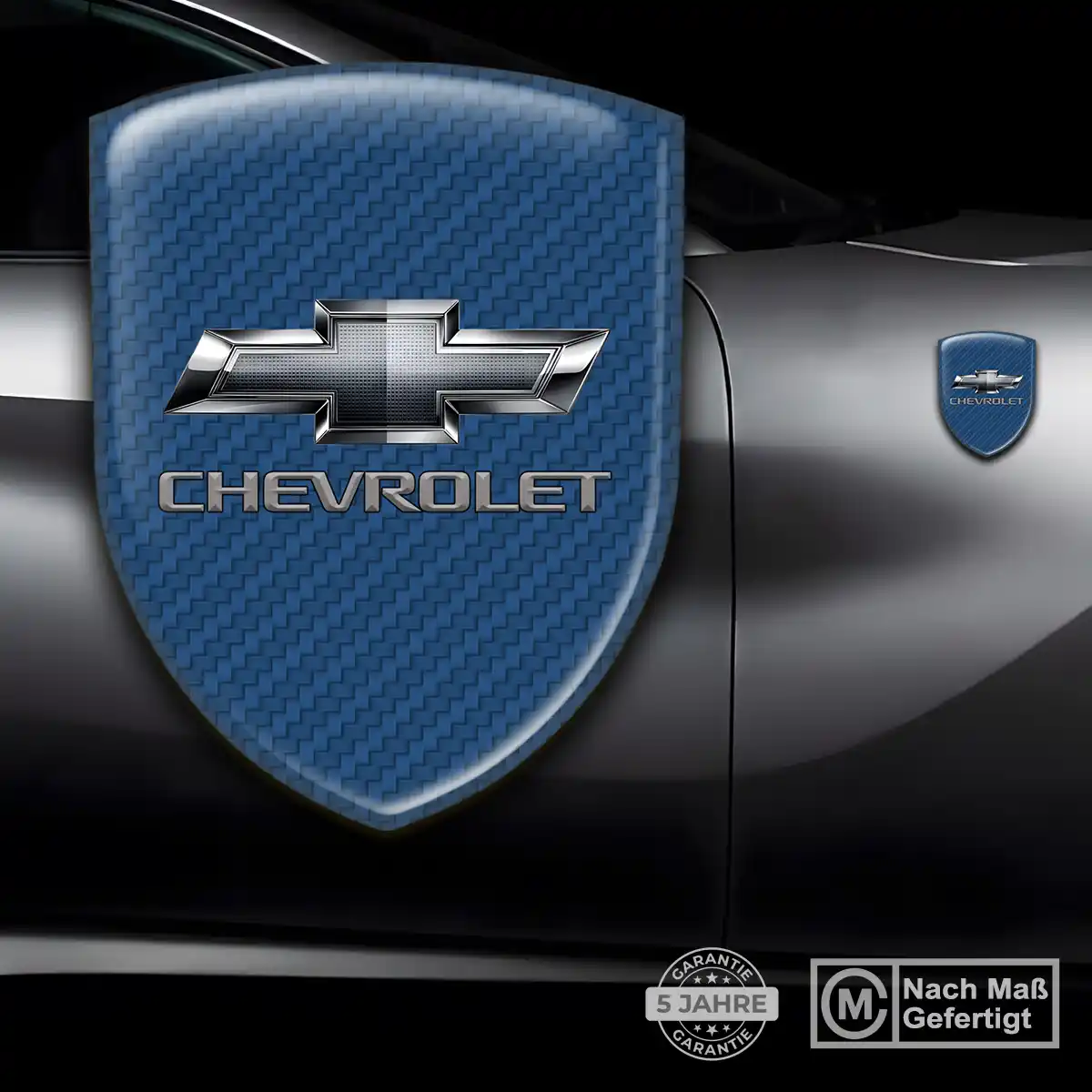 Chevrolet 3D Gel Aufkleber Silikon Premium-Edition
