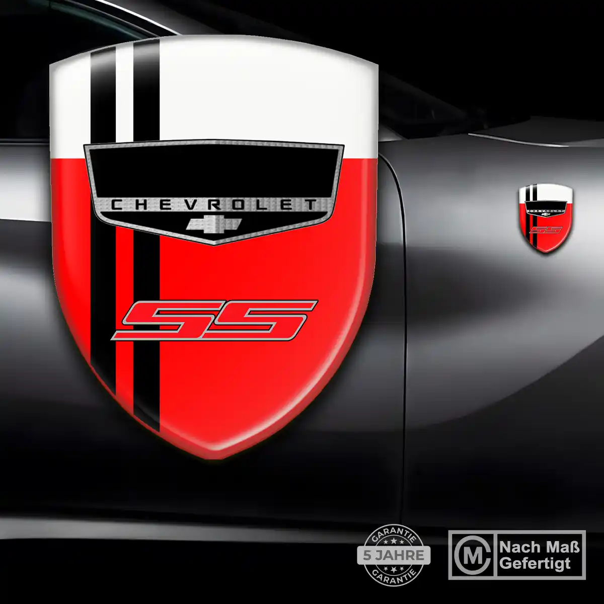 Chevrolet 3D Gel Aufkleber Silikon Premiumqualität