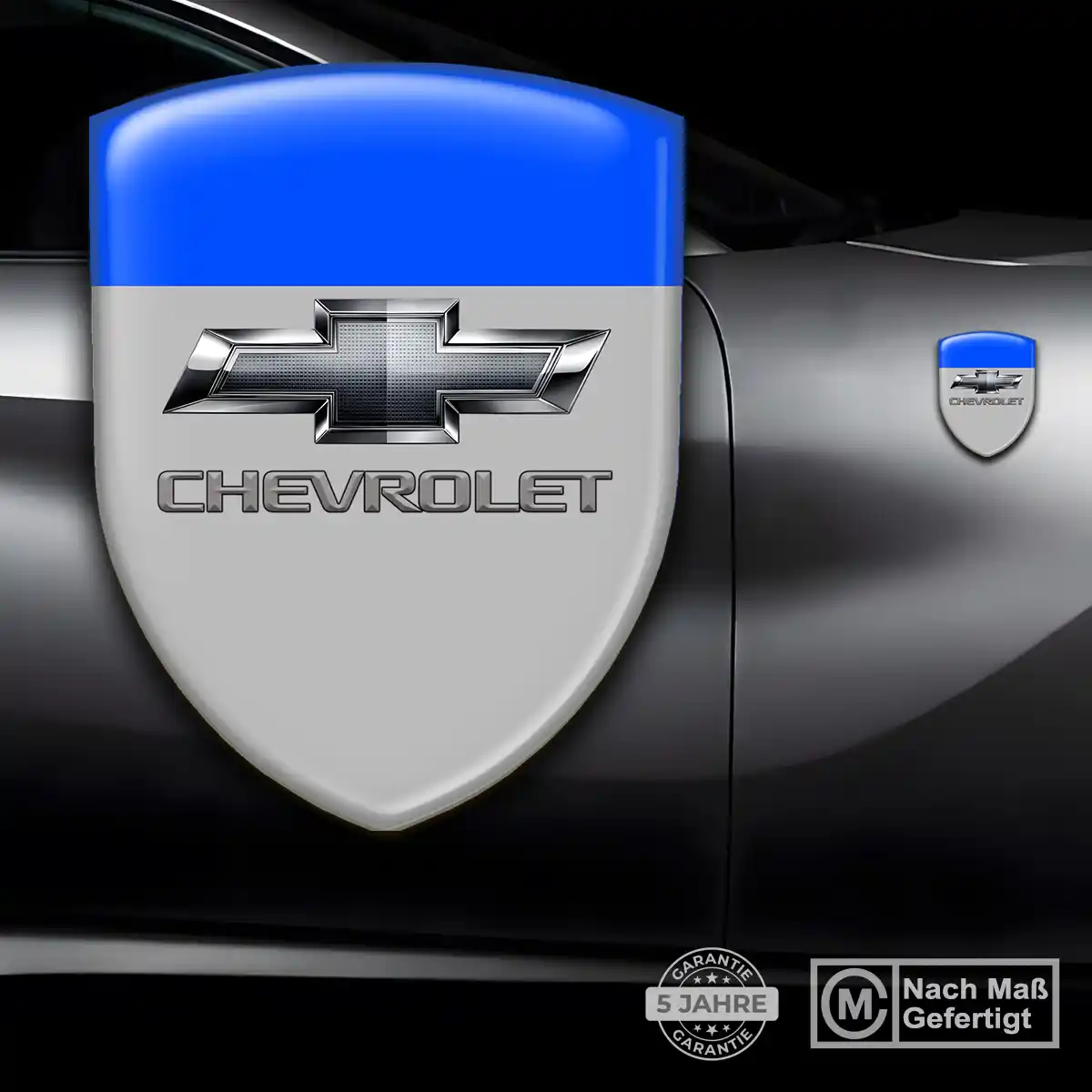 Chevrolet 3D Gel Aufkleber Silikon Stilvolles Design