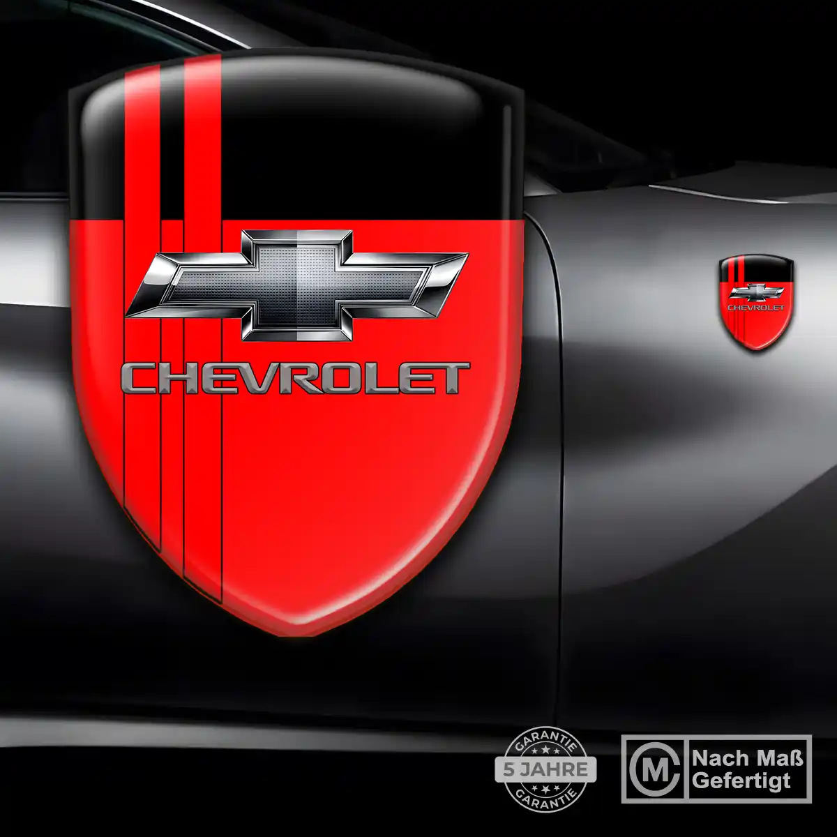 Chevrolet 3D Gel Aufkleber Wappen Auto Limitierte Auflage