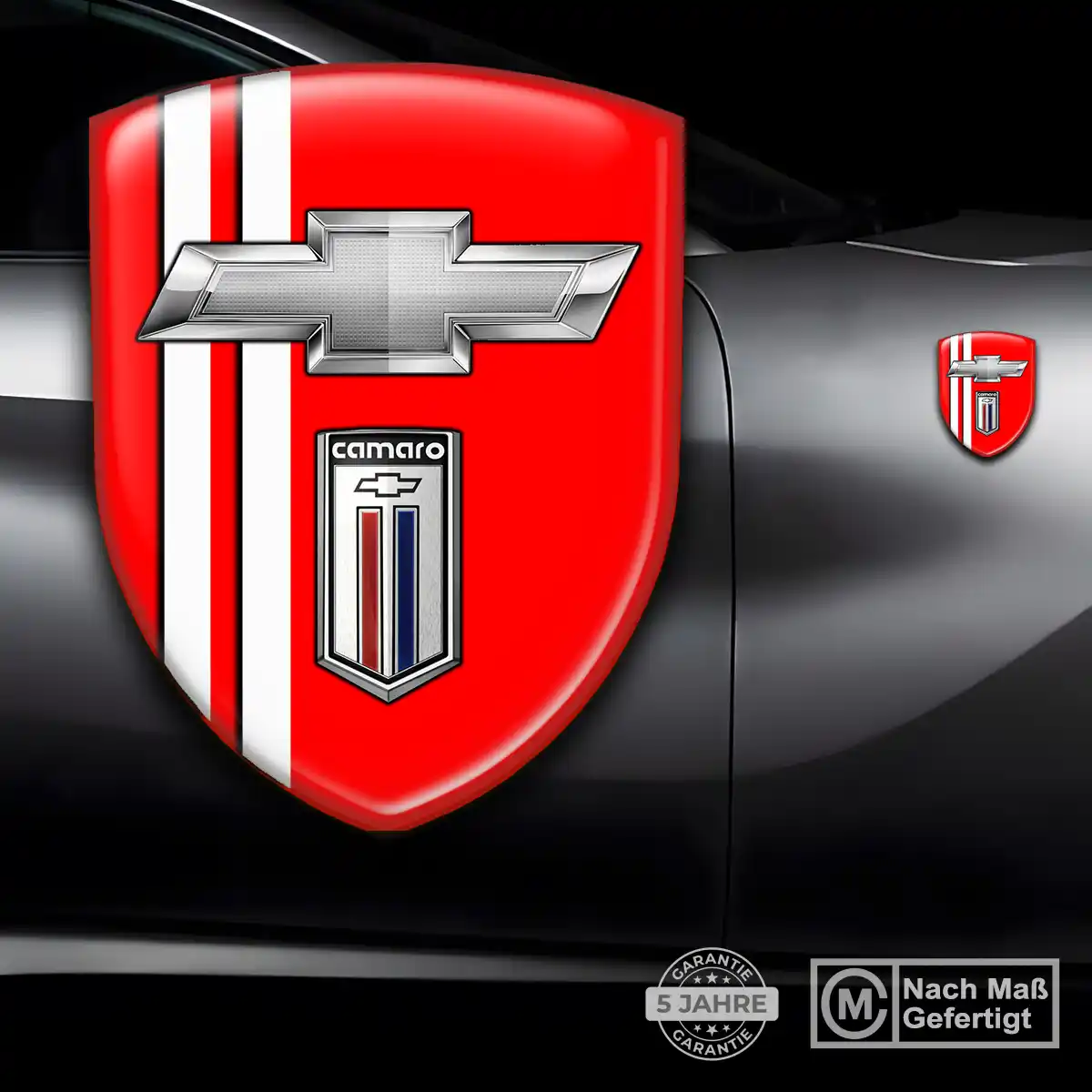 Chevrolet 3D Gel Aufkleber Wappen Auto Premium-Edition