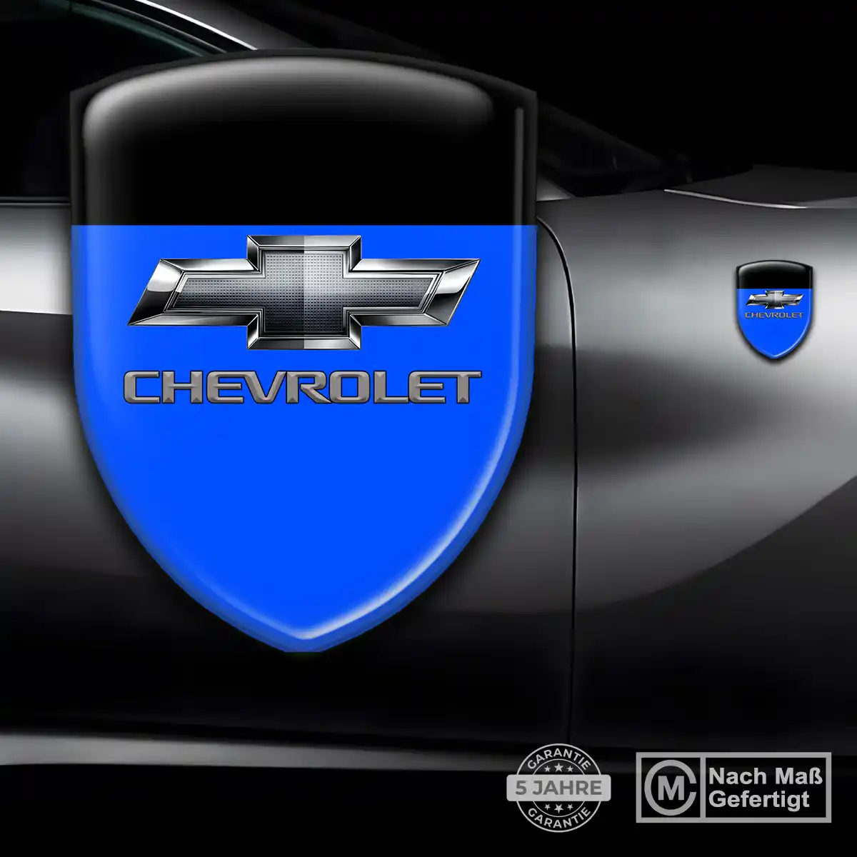 Chevrolet 3D Gel Aufkleber Wappen Auto Premiumqualität