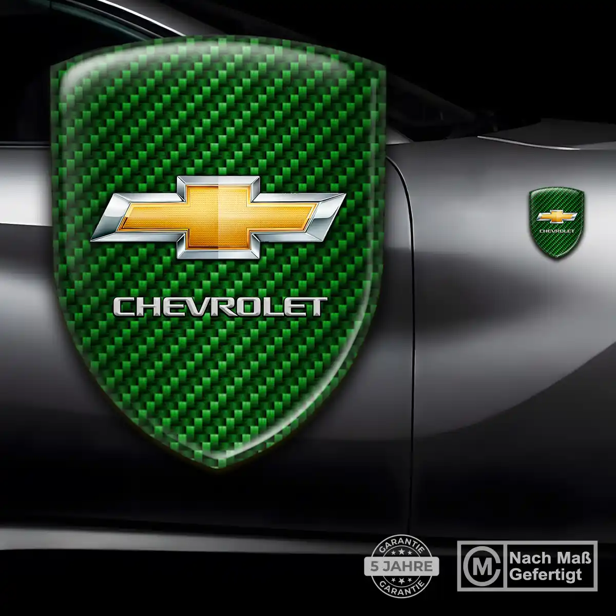 Chevrolet 3D Gel Aufkleber Wappen Auto Stilvolles Design