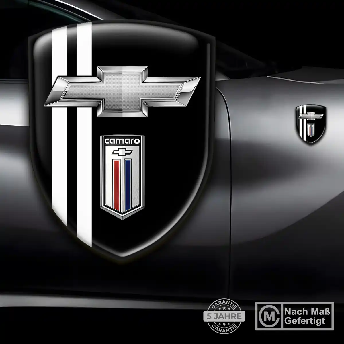 Chevrolet 3D Gel Aufkleber Wappen Premium-Edition