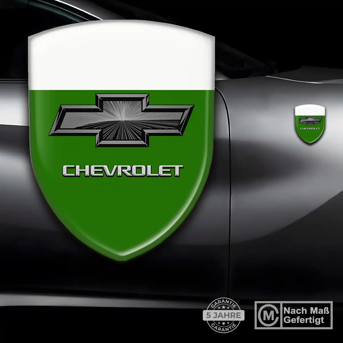 Chevrolet 3D Gel Aufkleber Wappen Premiumqualität