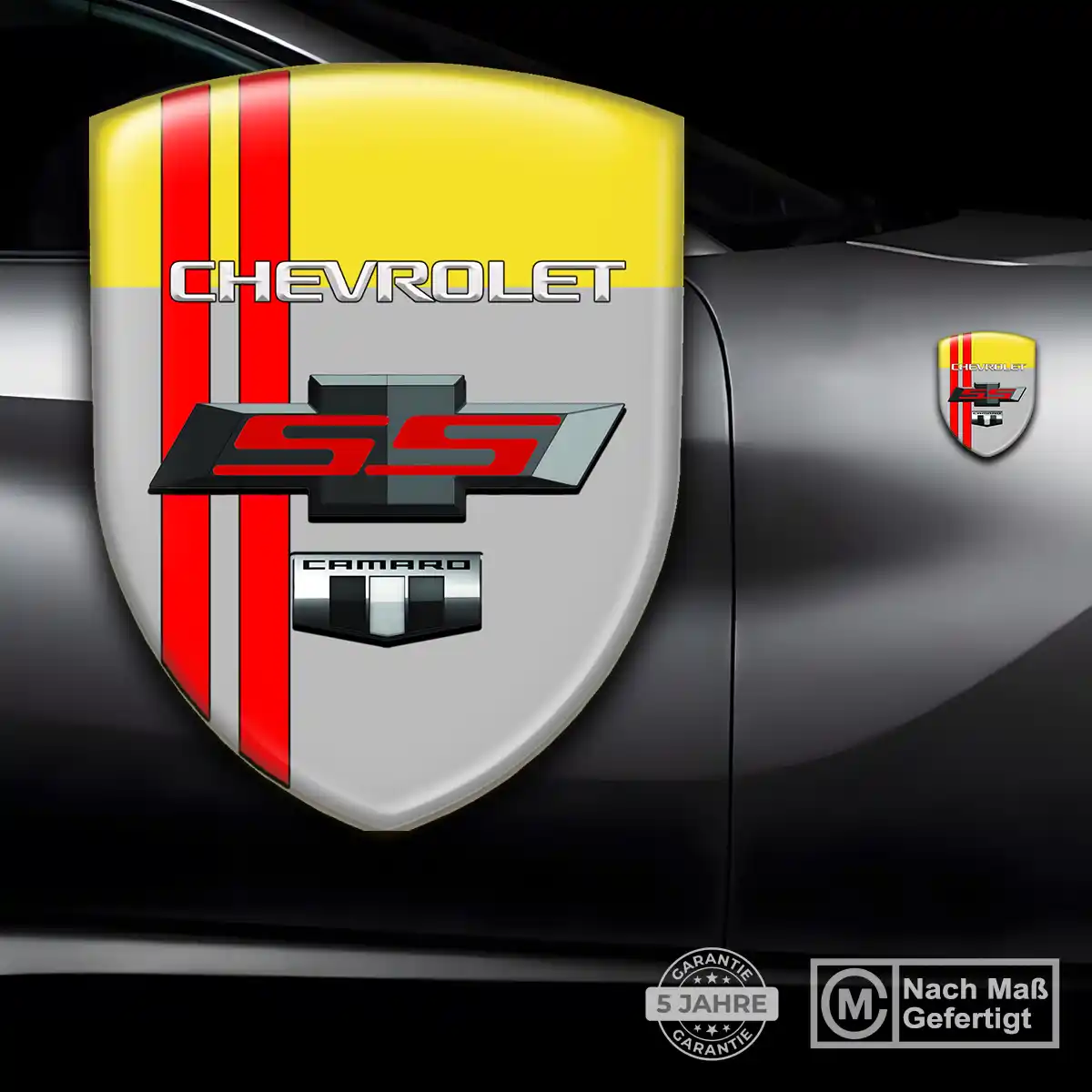 Chevrolet 3D Gel Aufkleber Wappen Stilvolles Design