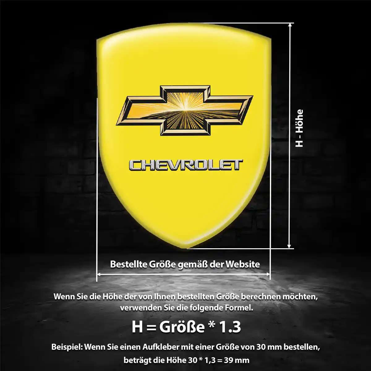 Chevrolet Aufkleber 3D Gel Embleme Auto Hohe Qualität