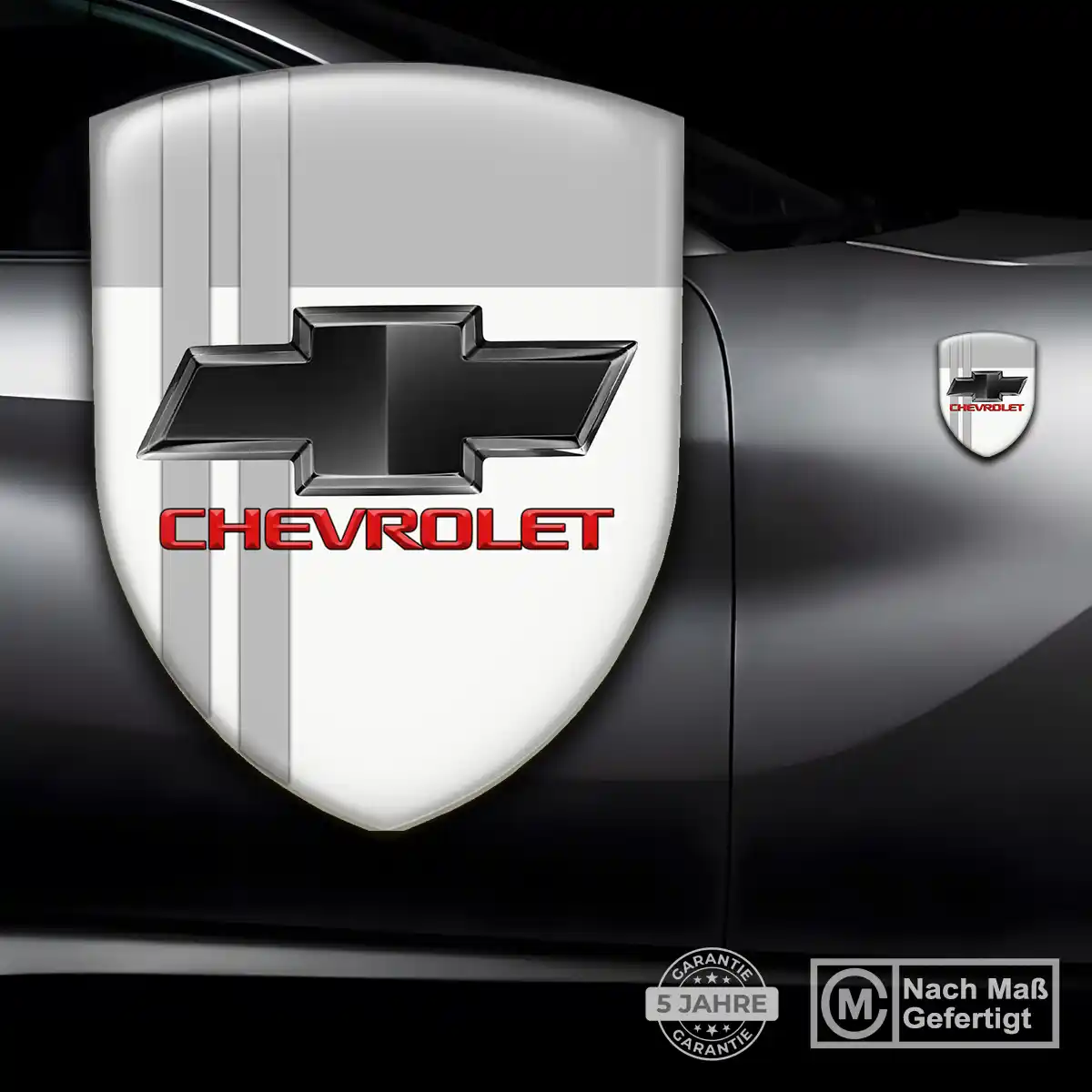 Chevrolet Aufkleber 3D Gel Silikon Premiumqualität
