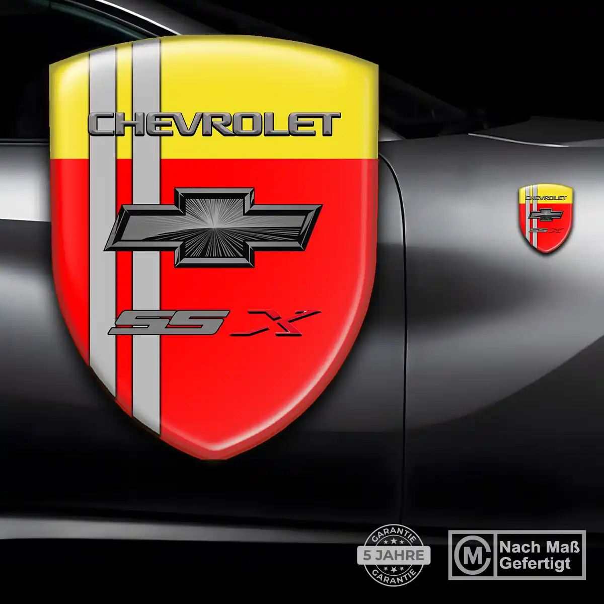 Chevrolet Aufkleber 3D Gel Silikon Stilvolles Design