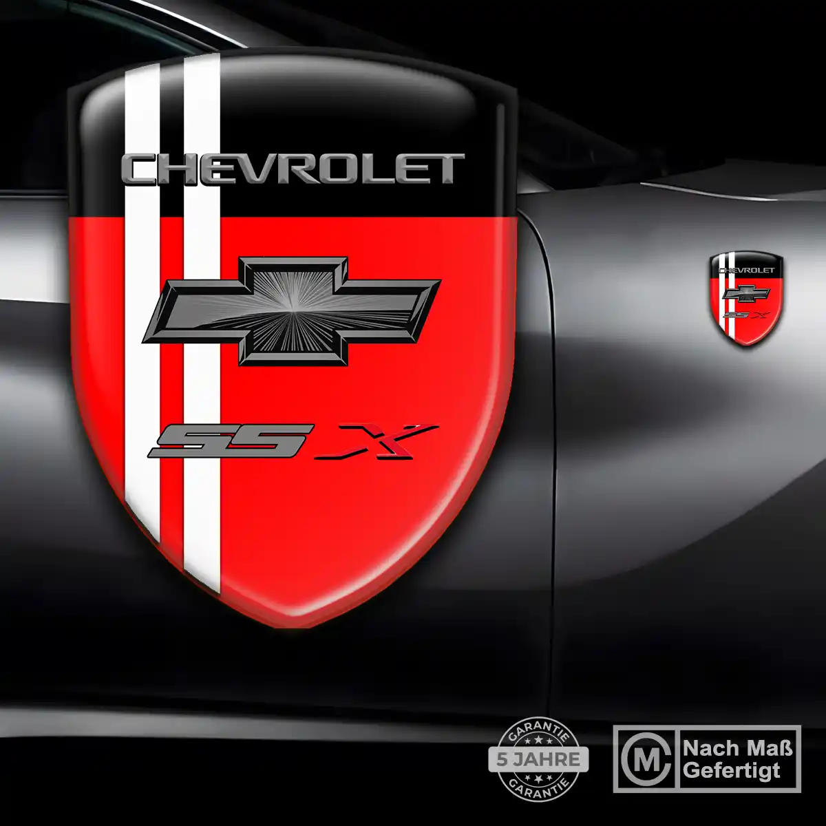 Chevrolet Aufkleber 3D Gel Wappen Auto Premiumqualität
