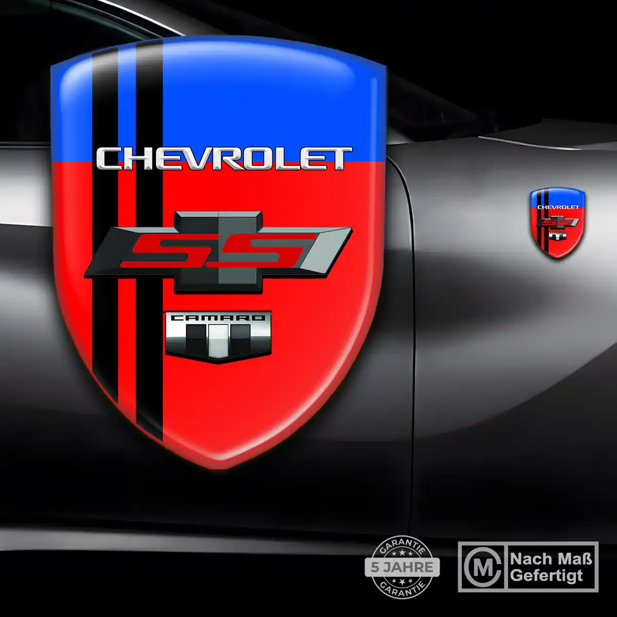 Chevrolet Aufkleber 3D Gel Wappen Limitierte Auflage