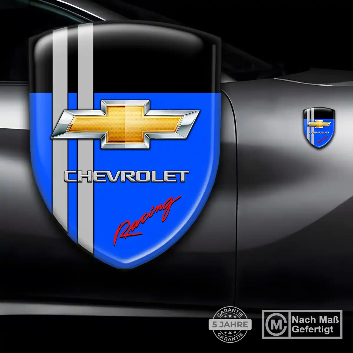 Chevrolet Aufkleber 3D Gel Wappen Premium-Edition