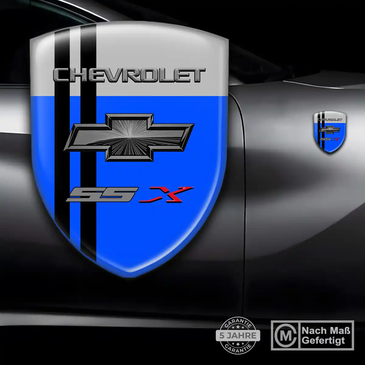 Chevrolet Aufkleber 3D Gel Wappen Premiumqualität