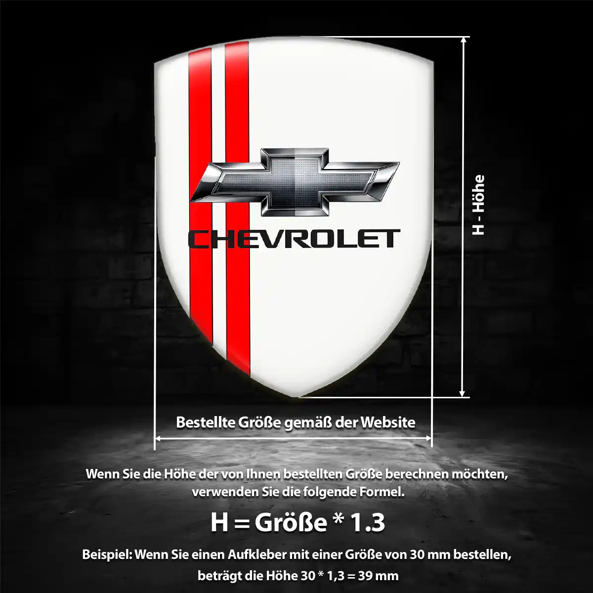 Chevrolet Aufkleber Auto Hohe Qualität