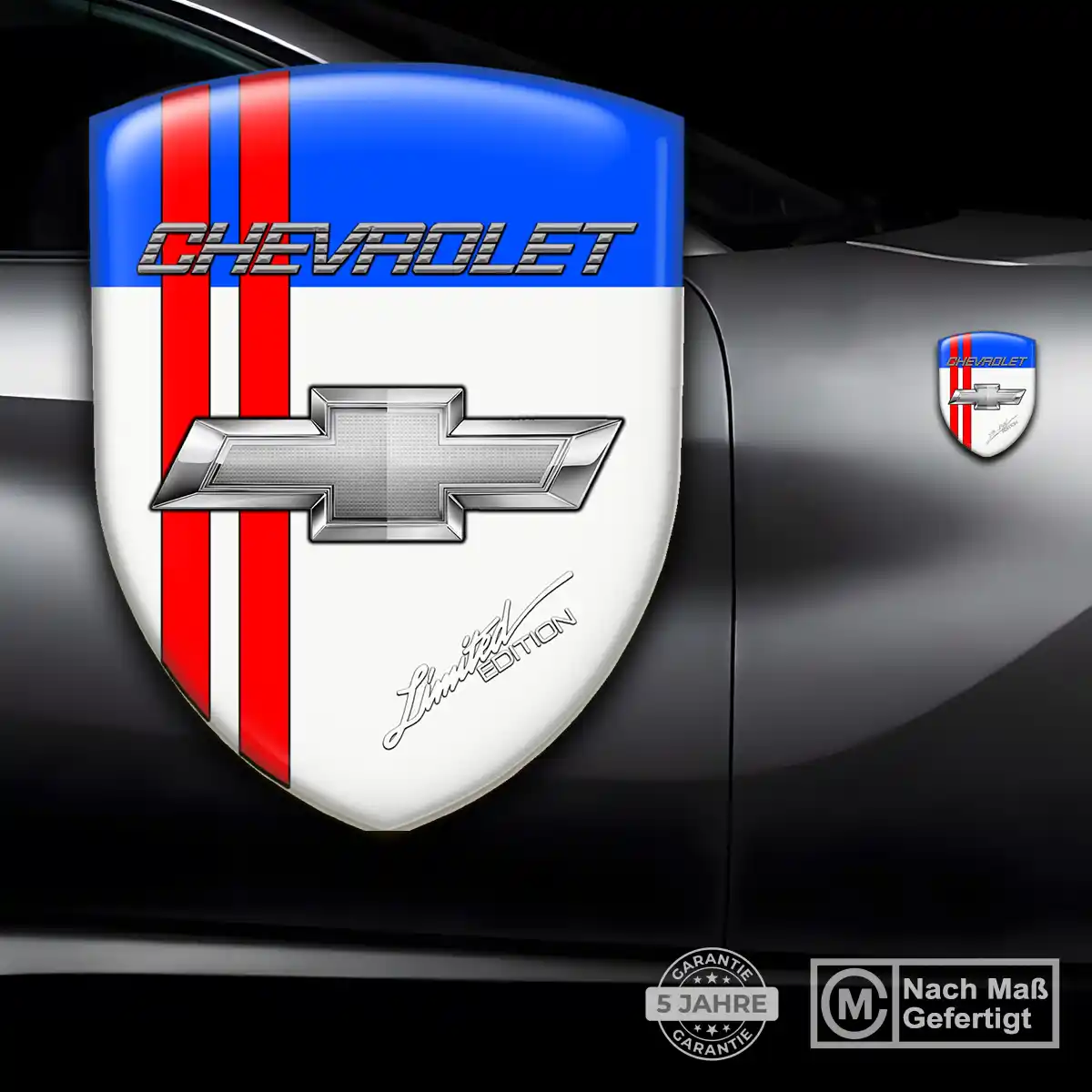 Chevrolet Aufkleber Emblem Auto Limitierte Auflage