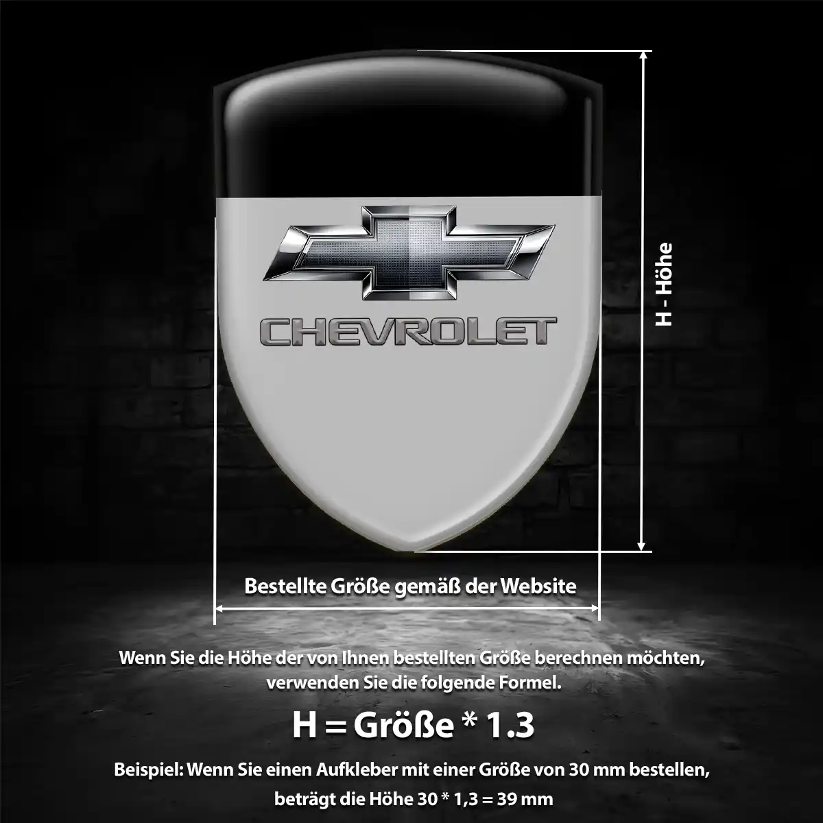 Chevrolet Aufkleber Emblem Auto Luxus-Edition
