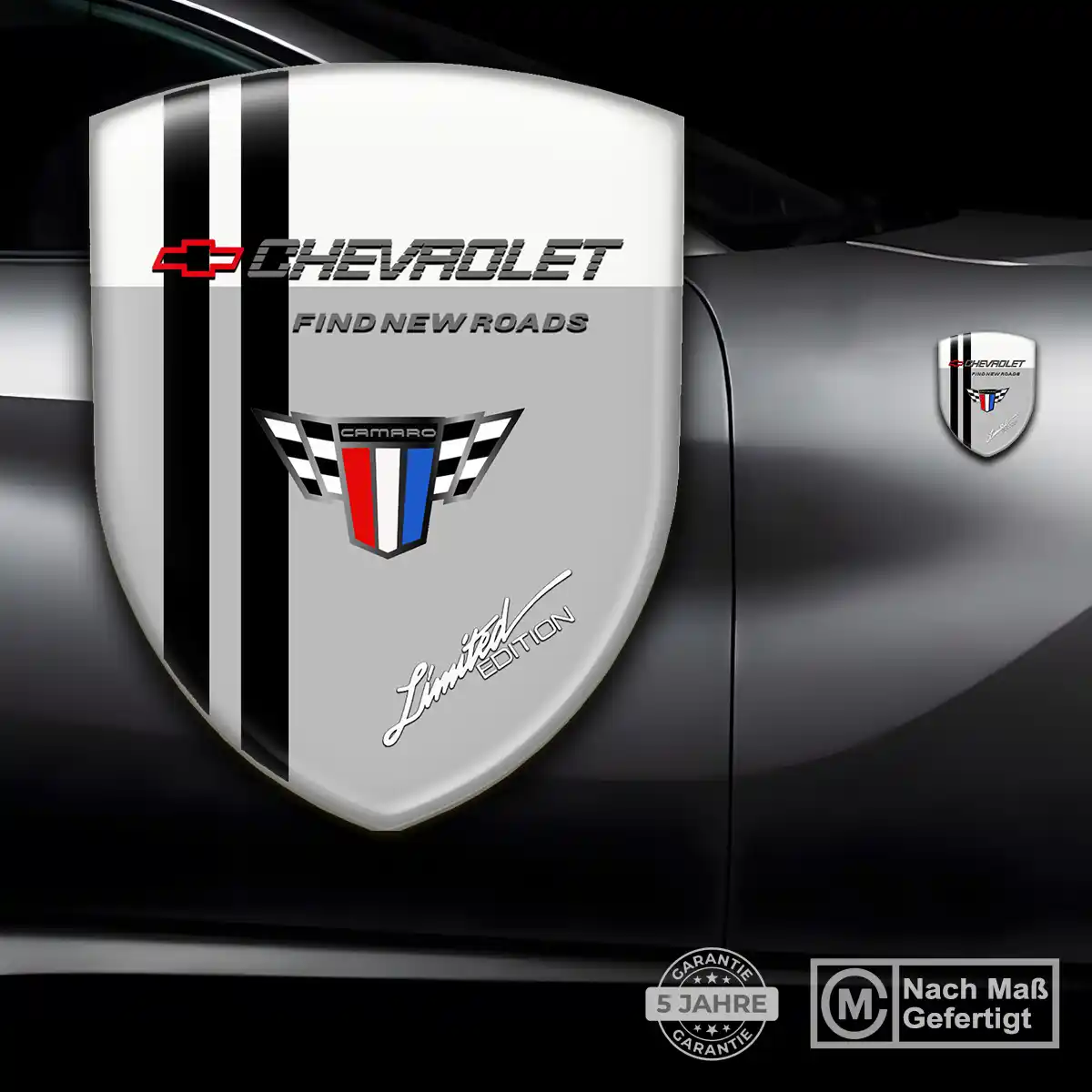 Chevrolet Aufkleber Emblem Wappen Auto Premium-Edition