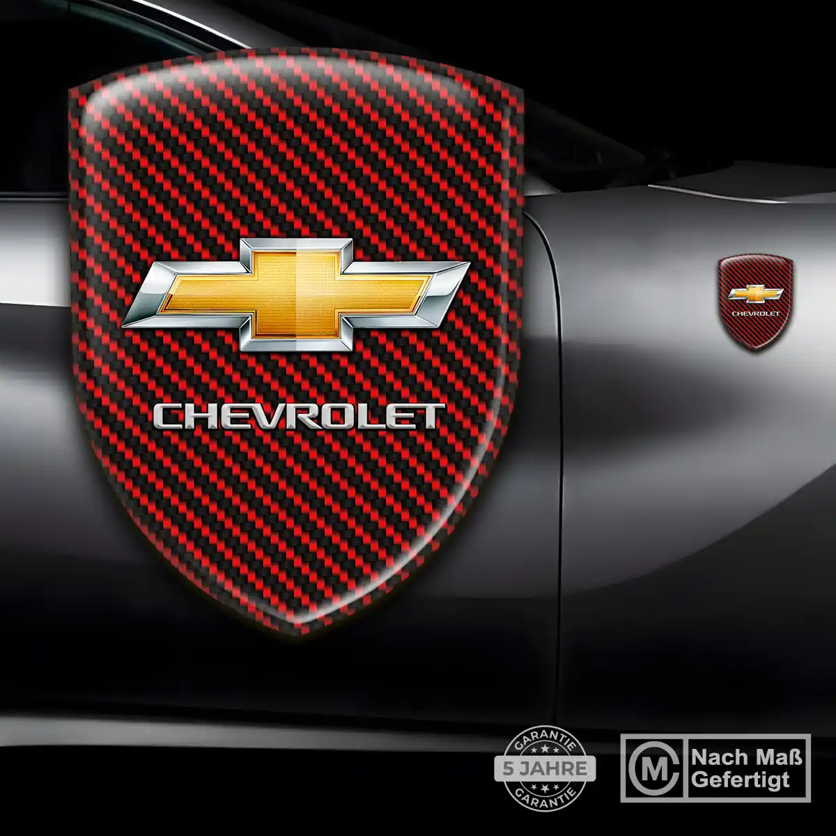 Chevrolet Aufkleber Embleme Silikon Premiumqualität