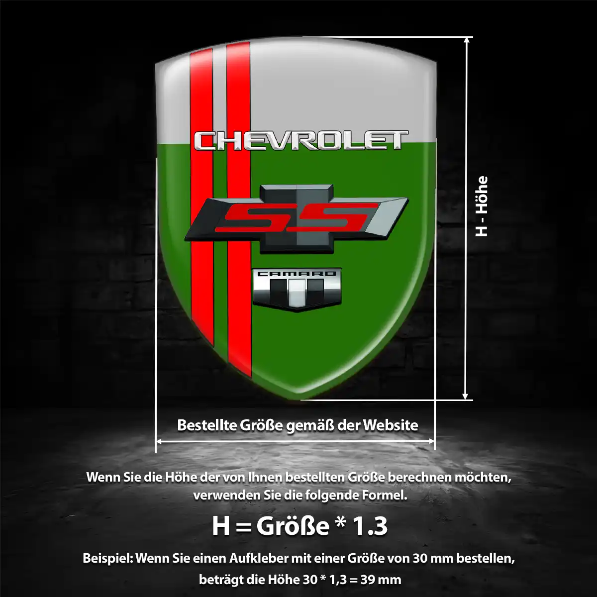 Chevrolet Aufkleber Premium-Edition