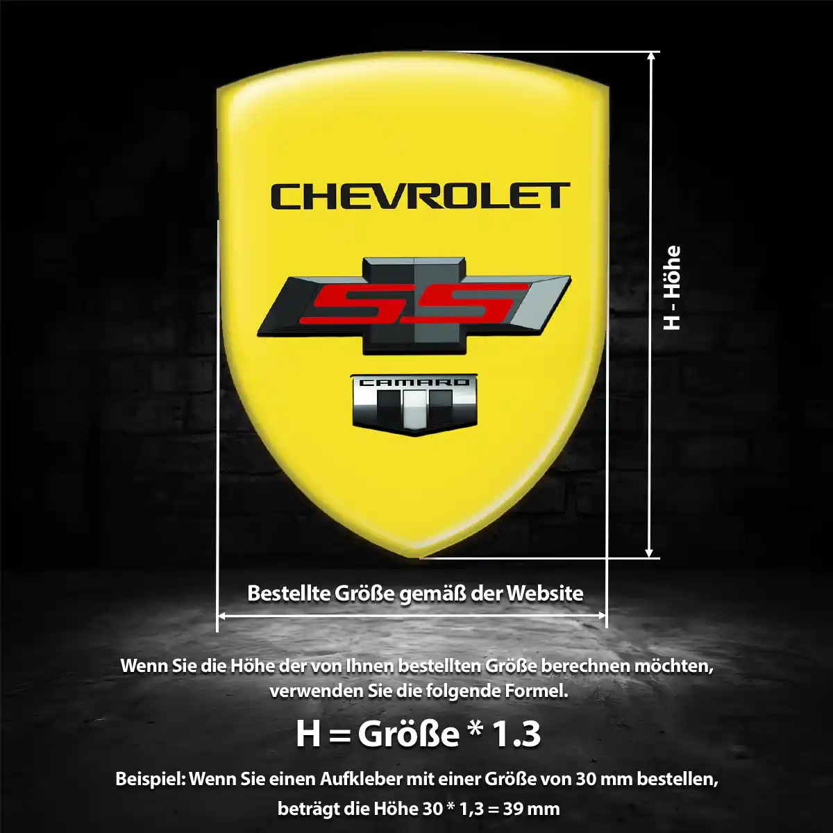 Chevrolet Aufkleber Silikon Embleme Auto Premiumqualität