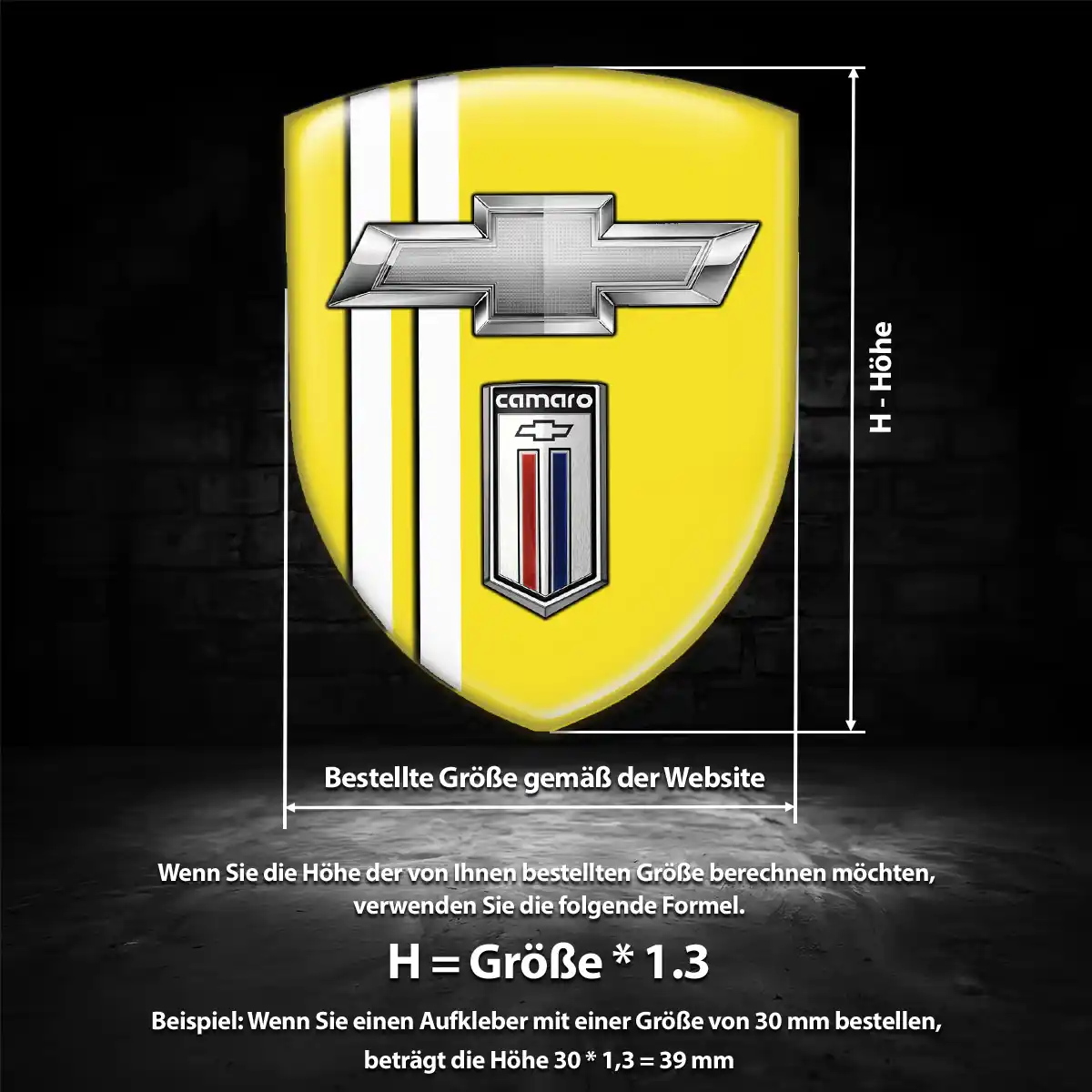 Chevrolet Aufkleber Wappen Auto Stilvolles Design