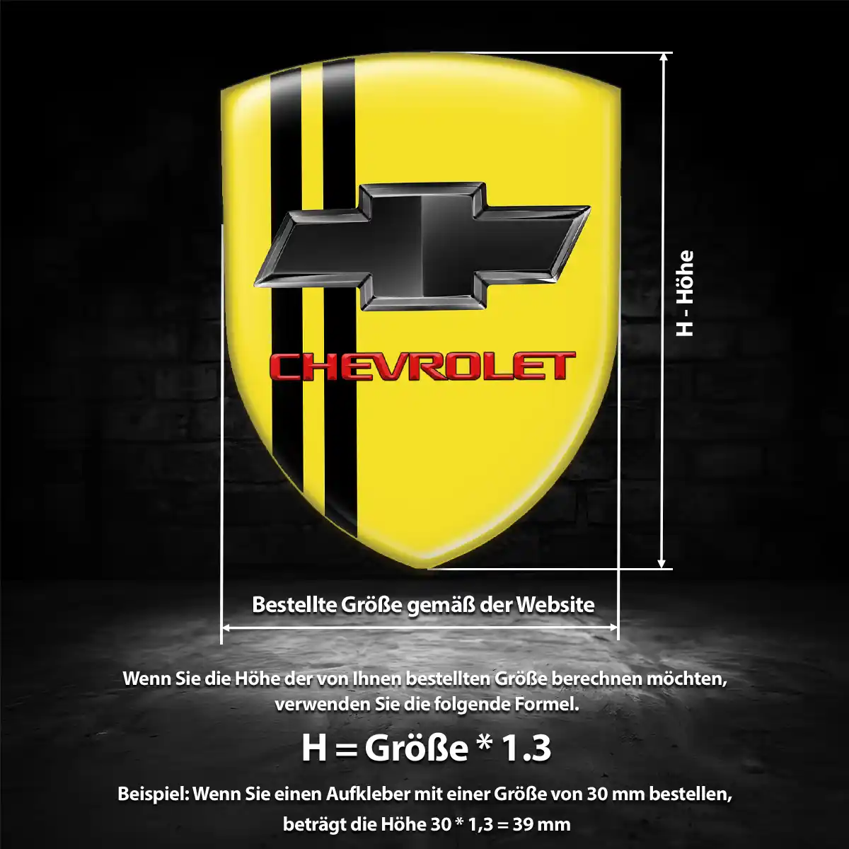 Chevrolet Aufkleber Wappen Emblem Auto Stilvolles Design
