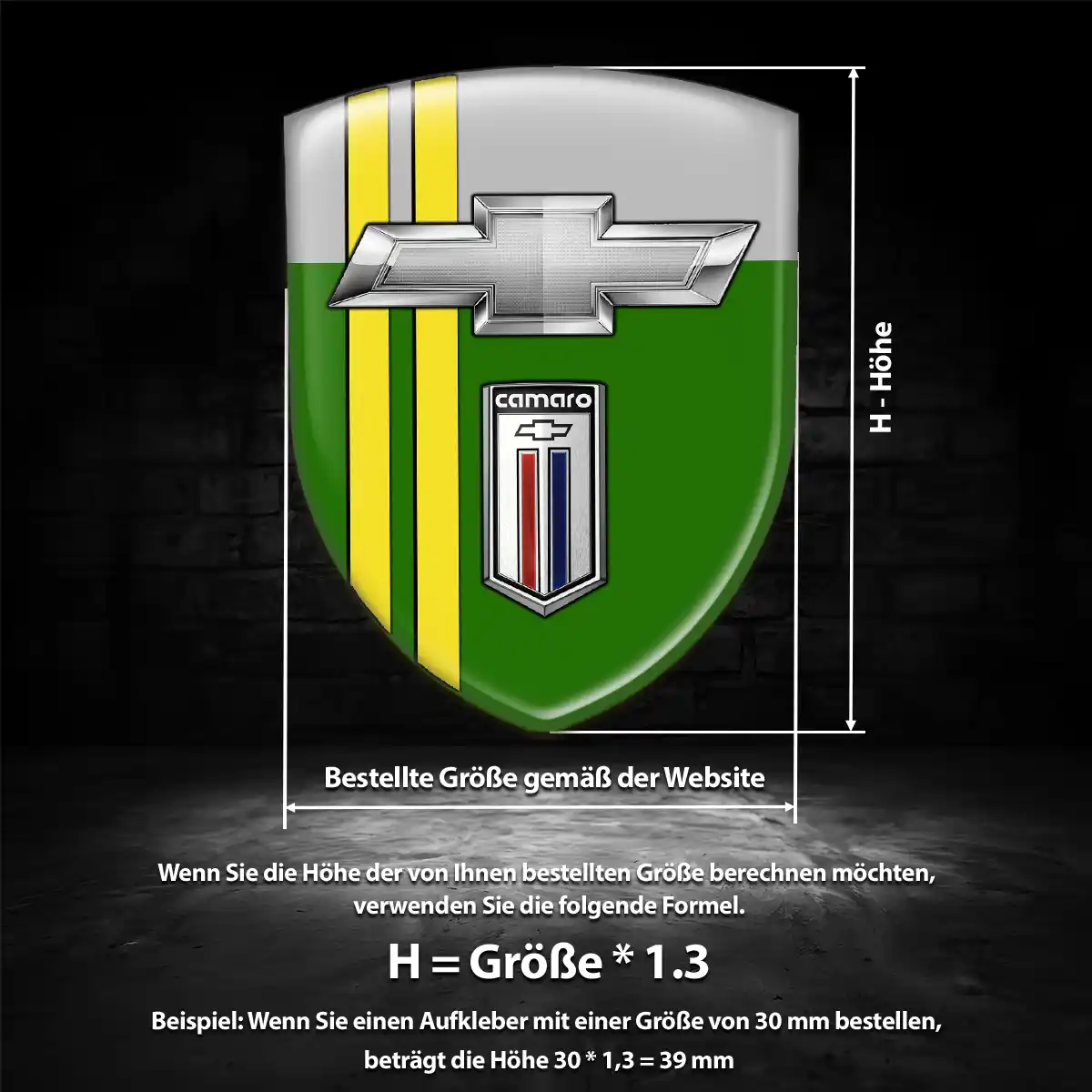 Chevrolet Aufkleber Wappen Emblem Stilvolles Design