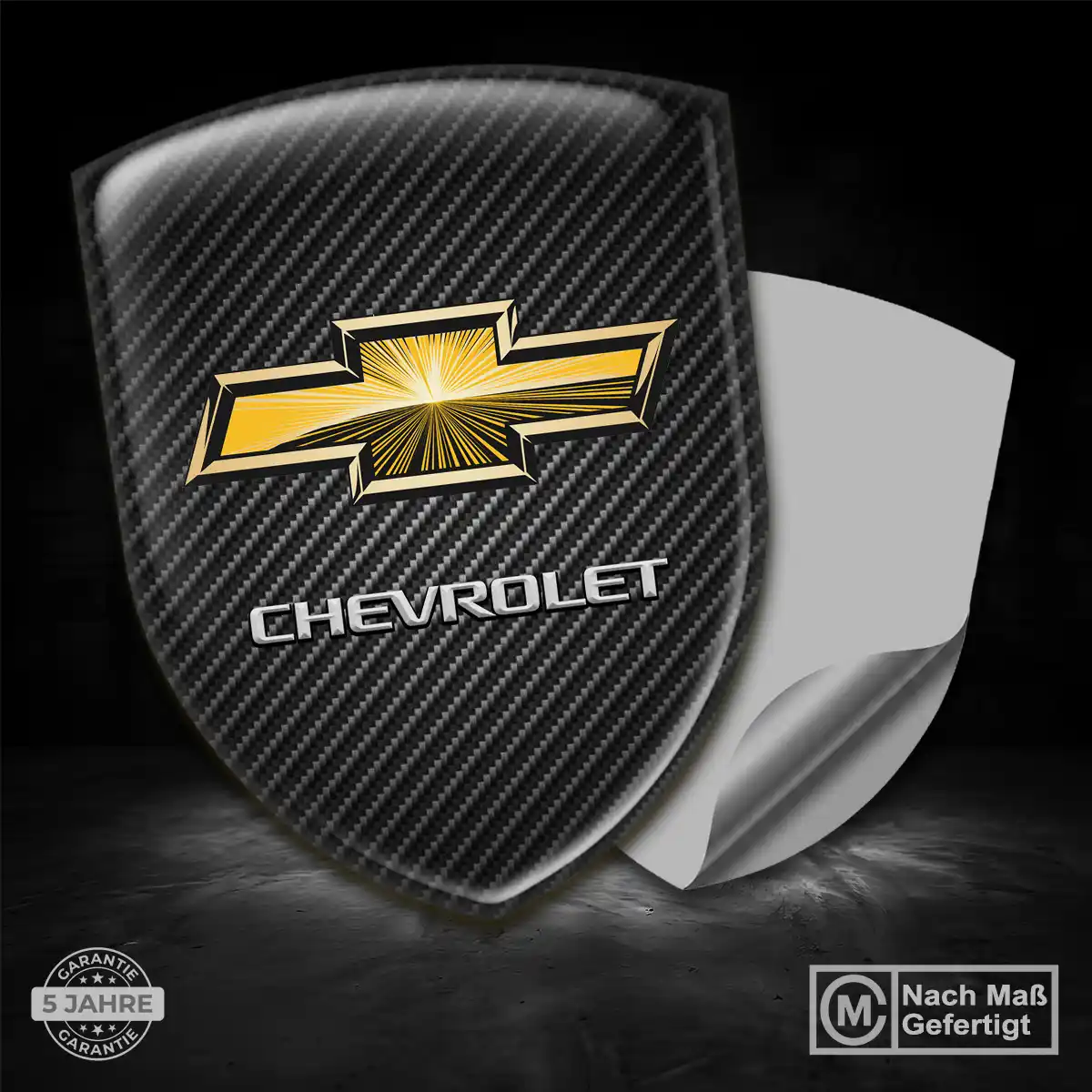 Chevrolet Aufkleber Wappen Premiumqualität