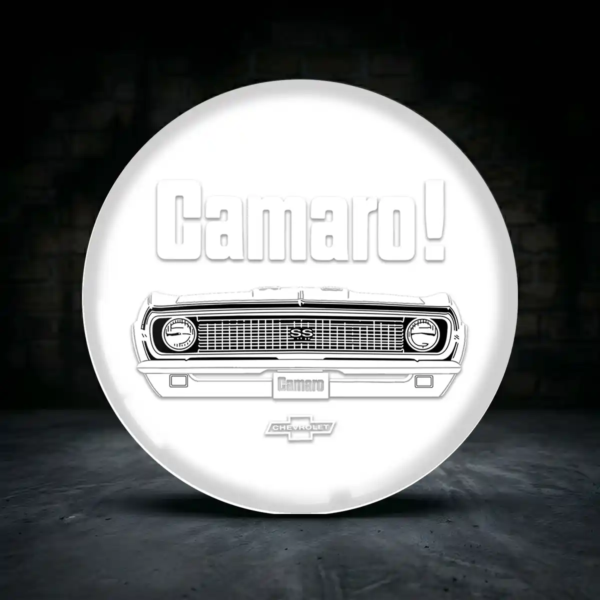Chevrolet Camaro Radmitte Aufkleber Stilvolles Design