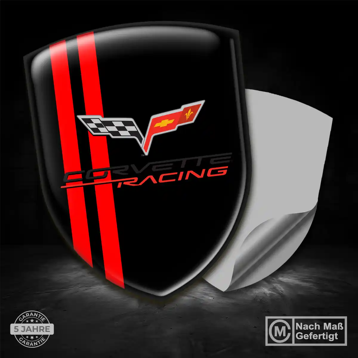 Chevrolet Corvette 3D Gel Aufkleber Emblem Luxus-Edition