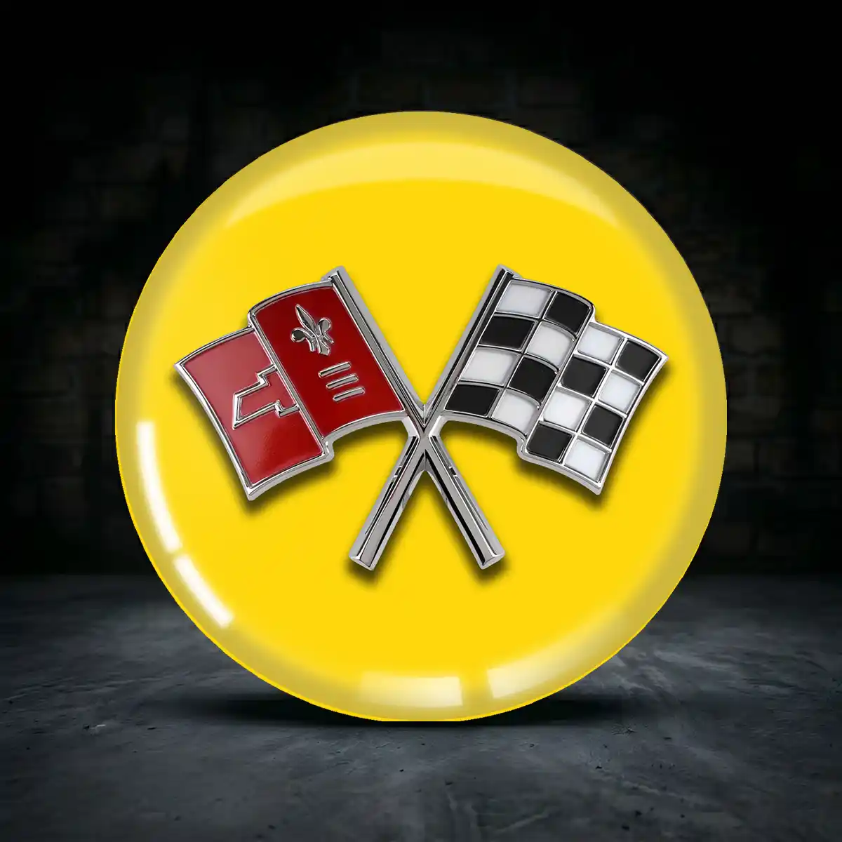 Chevrolet Corvette 3D Gel Aufkleber Embleme Luxus-Edition