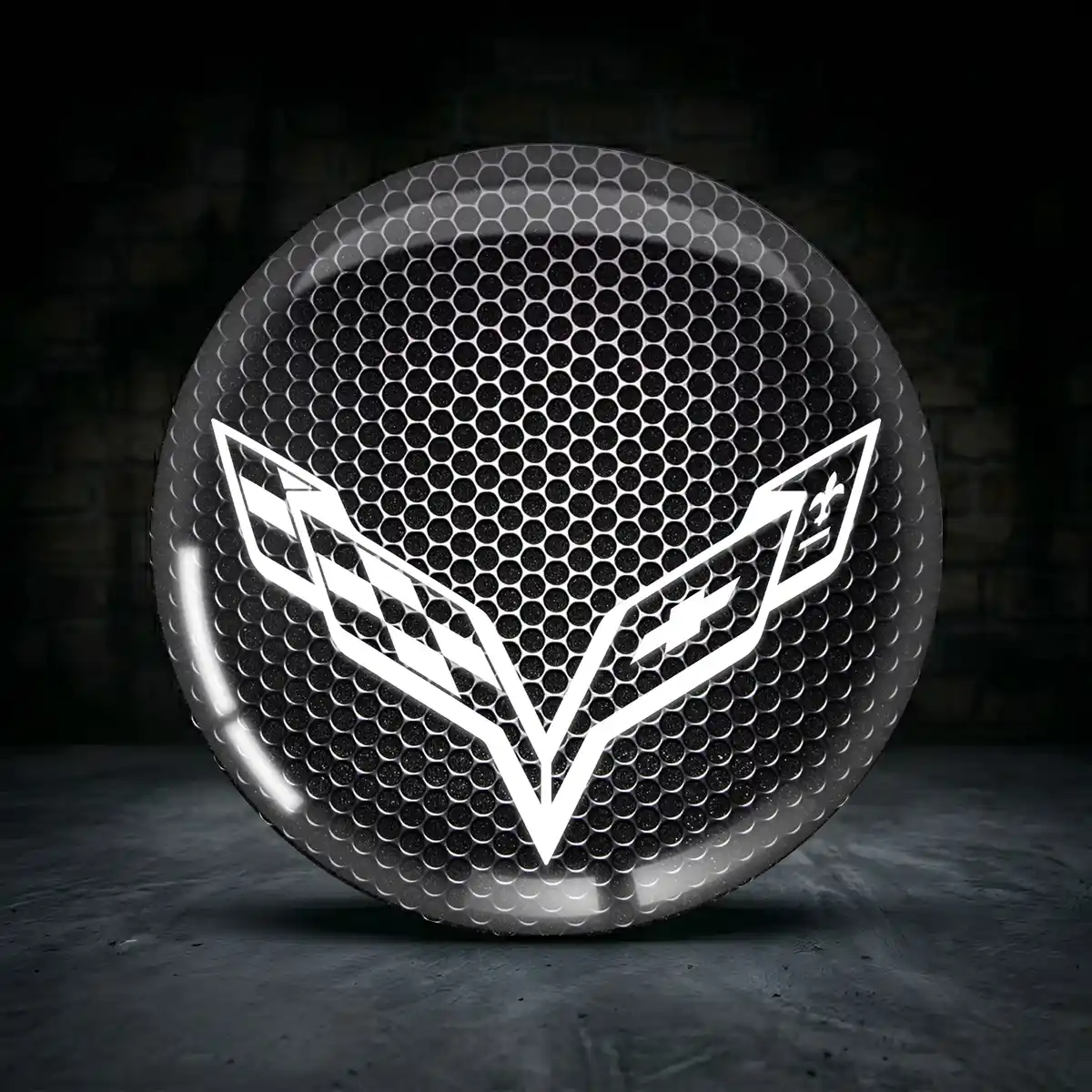 Chevrolet Corvette 3D Gel Aufkleber Embleme Premium-Edition
