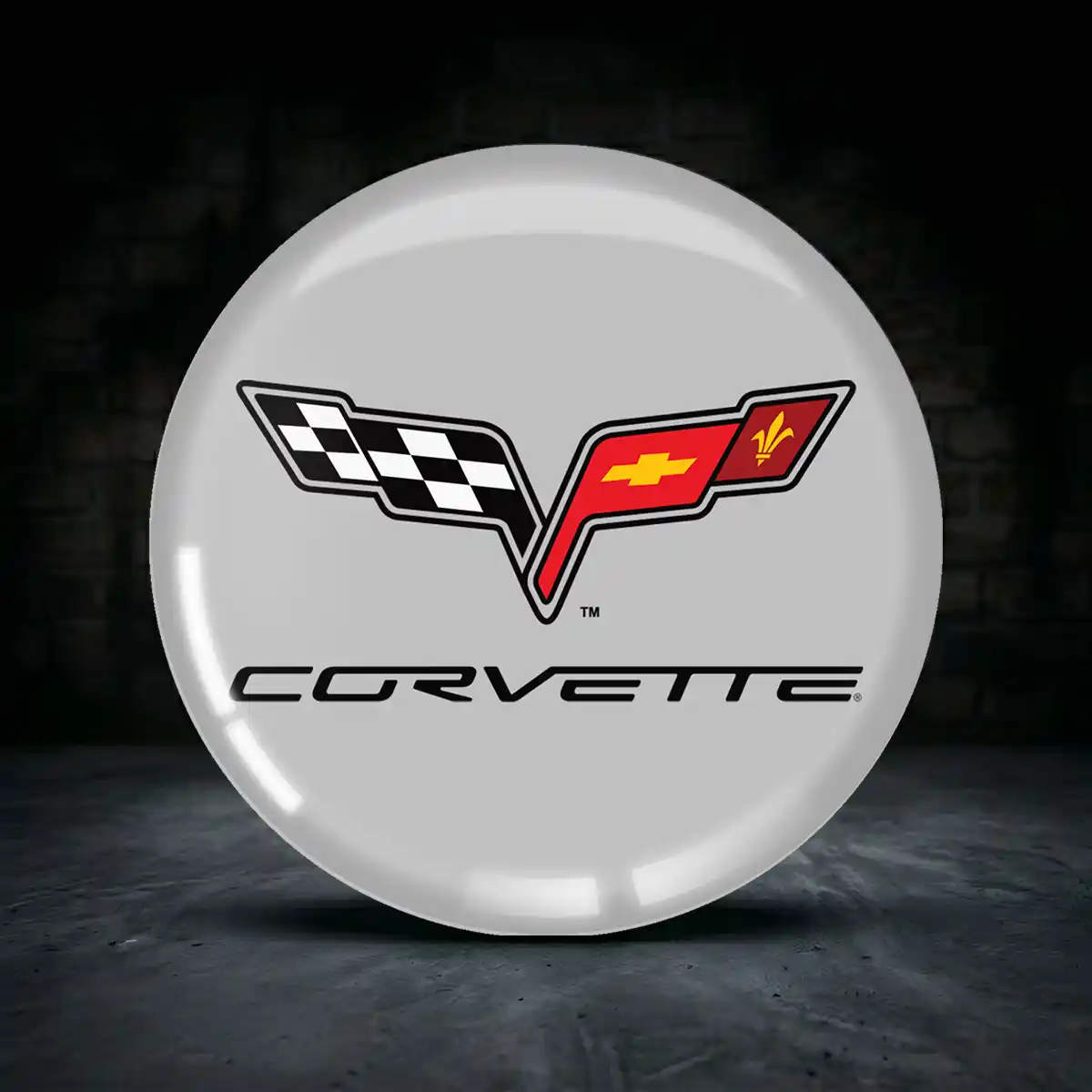Chevrolet Corvette 3D Gel Aufkleber Embleme Stilvolles Design