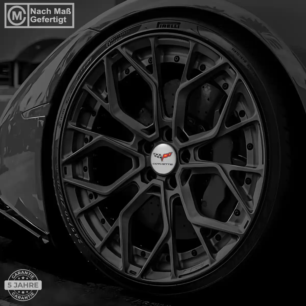 Chevrolet Corvette 3D Gel Aufkleber Embleme Stilvolles Design