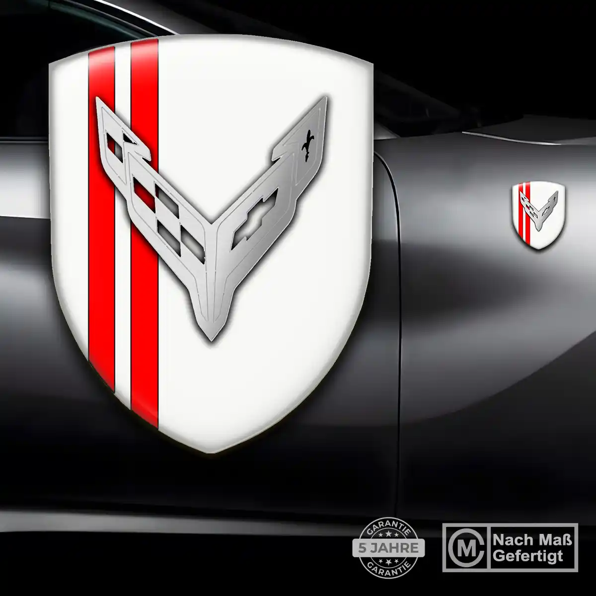 Chevrolet Corvette 3D Gel Aufkleber Limitierte Auflage