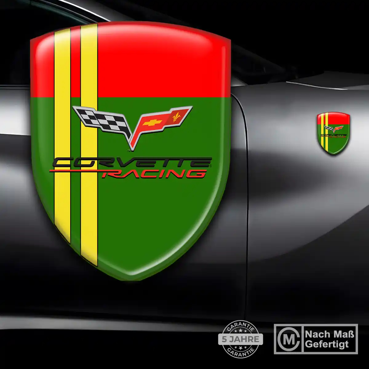 Chevrolet Corvette 3D Gel Aufkleber Premium-Edition