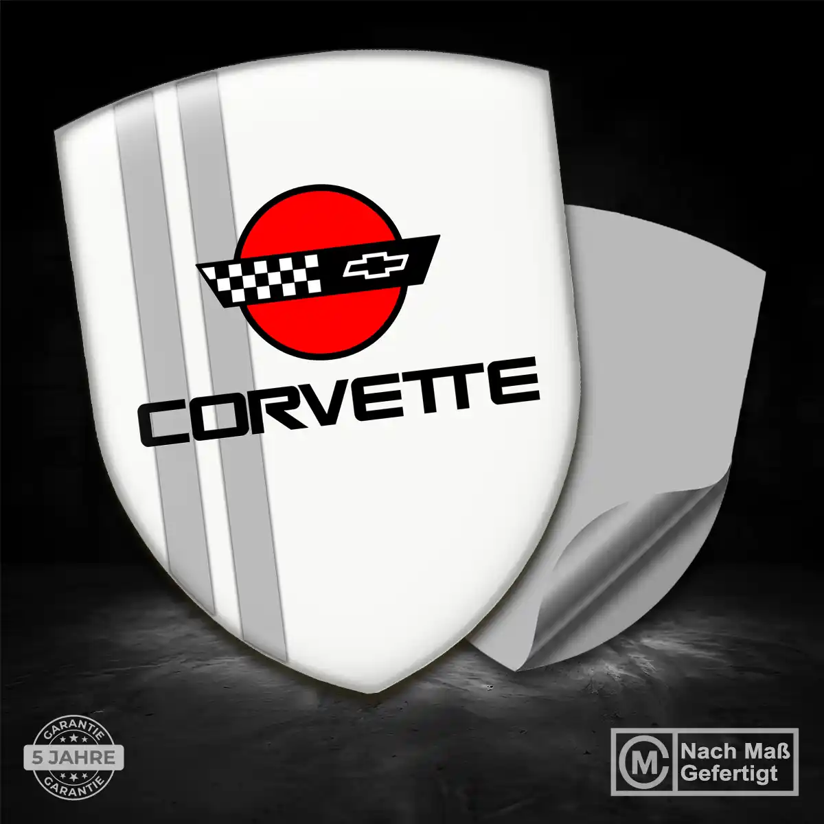 Chevrolet Corvette Aufkleber 3D Gel Emblem Luxus-Edition