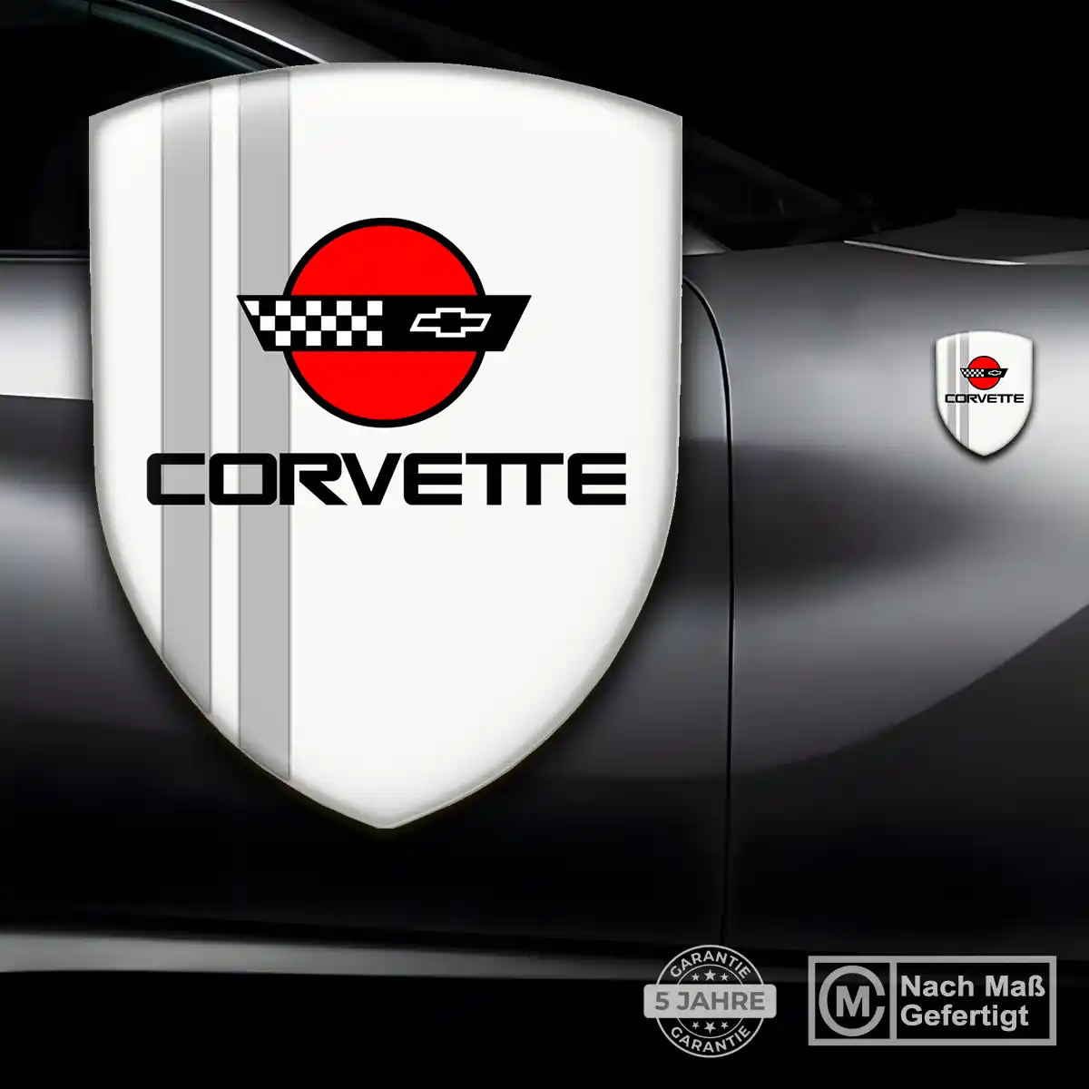 Chevrolet Corvette Aufkleber 3D Gel Emblem Luxus-Edition