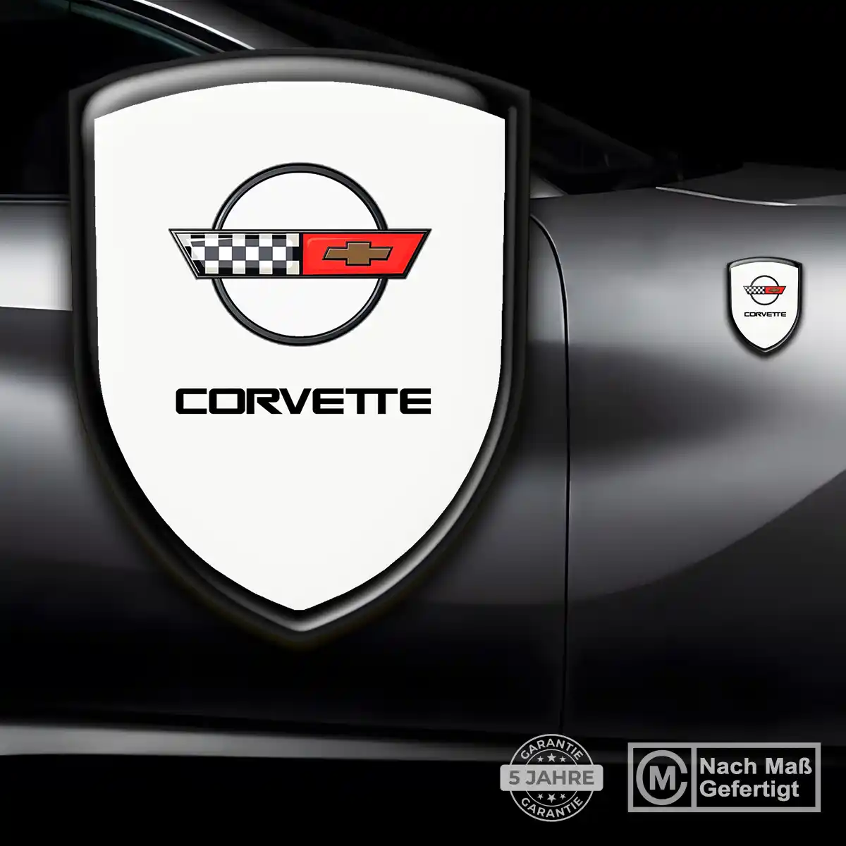 Chevrolet Corvette Aufkleber 3D Gel Embleme Premium-Edition