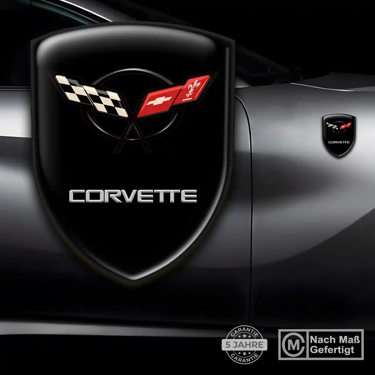 Chevrolet Corvette Aufkleber Emblem Auto Limitierte Auflage
