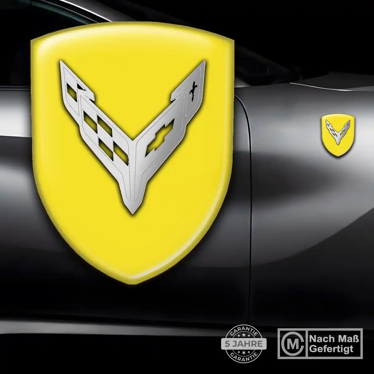 Chevrolet Corvette Aufkleber Emblem Limitierte Auflage