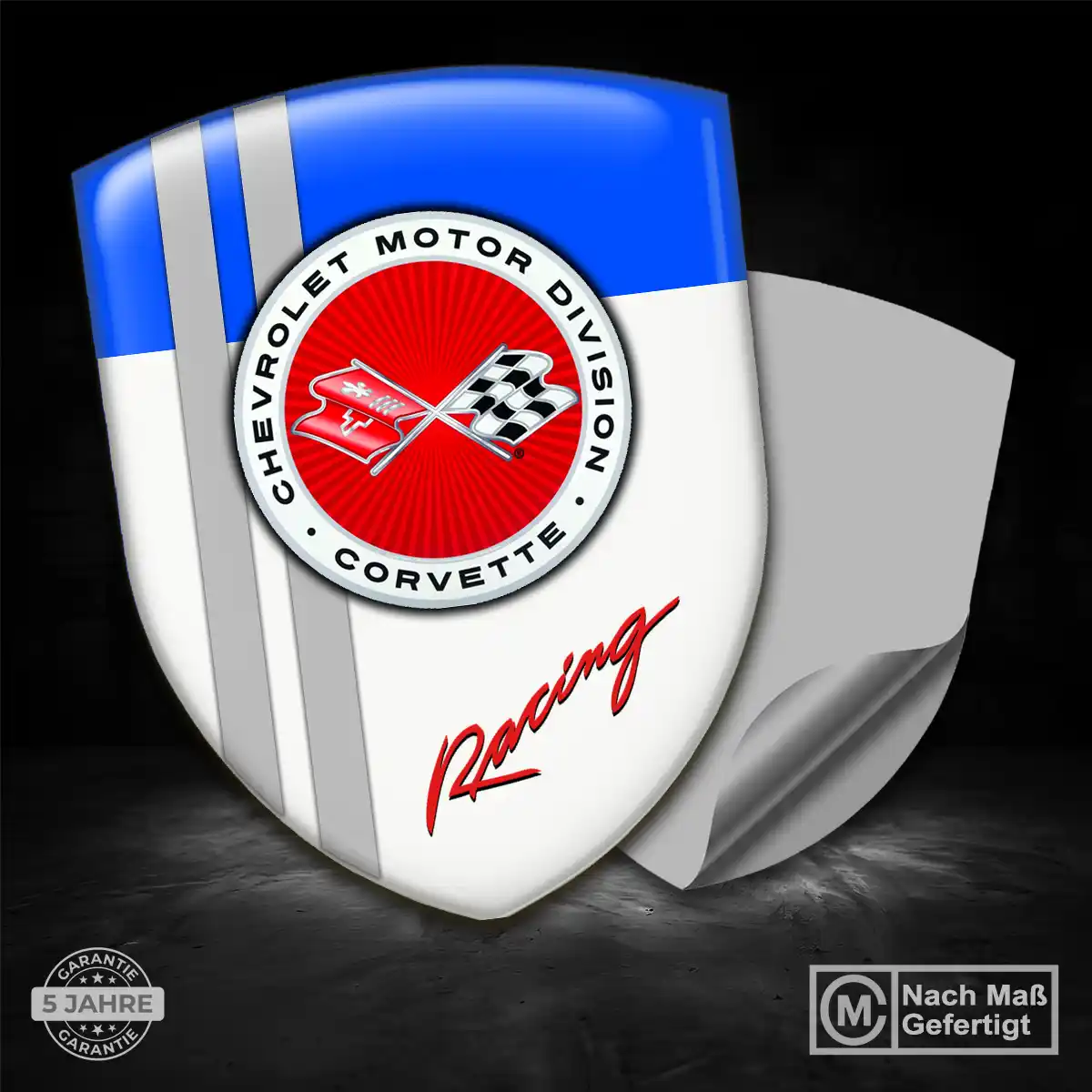 Chevrolet Corvette Aufkleber Emblem Wappen Luxus-Edition