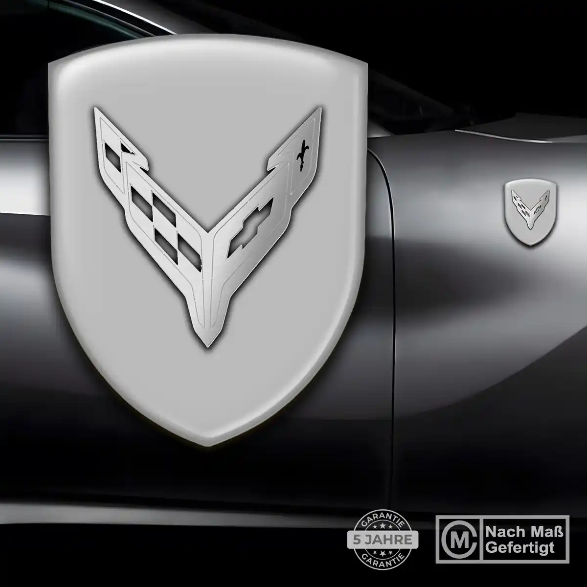 Chevrolet Corvette Aufkleber Embleme Silikon Auto Limitierte Auflage