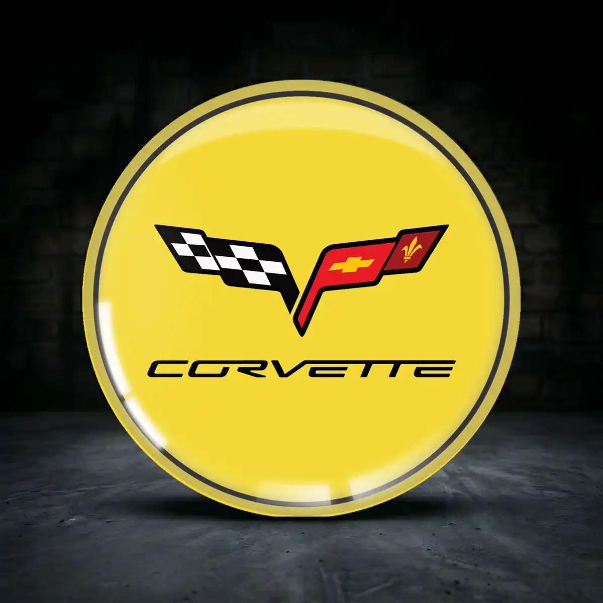 Chevrolet Corvette Aufkleber Fur Radkappen Premium-Edition