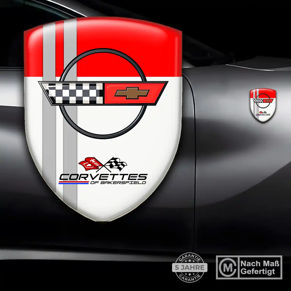 Chevrolet Corvette Aufkleber Premiumqualität